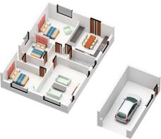 Estate Agent EweMove Scunthorpe- Floorplan 3D