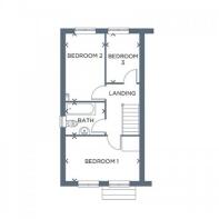 Floorplan Tyrone first floor