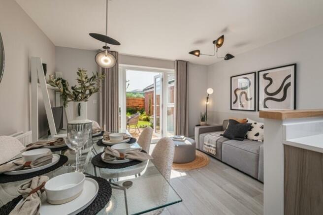 Kitchen Living Dining Space