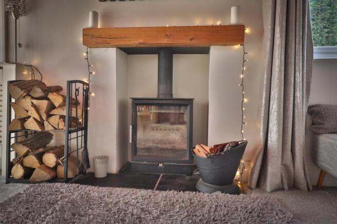 Wood Burner in Lounge