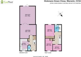 Floorplan 2D 12 Hickmans Green Close