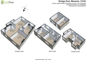 3D Floor plan 35 Bridge End