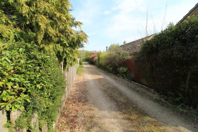 Driveway to home