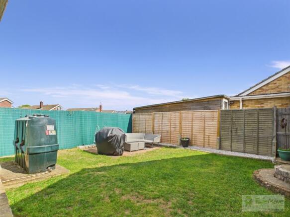 EweMove Mildenhall 11a Sandgalls Drive rear garden
