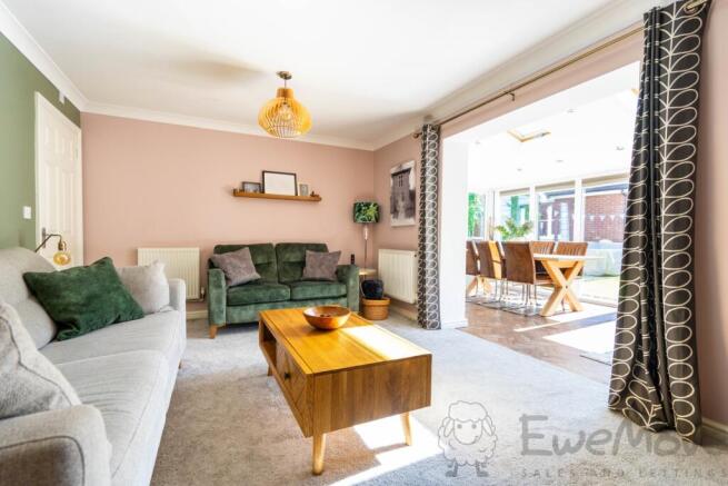 Living Room into Dining Room