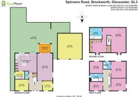 2D Floorplan with Garden