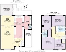 16 Langley Avenue colour floorplan