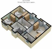 Floorplan 3D (First Floor)