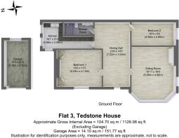 Flat 3, Tedstone House 3D