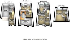 23 Hollyhock Way, Paignton_1 3D floorplan