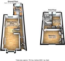 8 Carlton Road, Torquay 3d floorplan