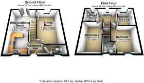 3 Clover Close, Paignton 3d floorplan