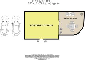 Site Plan Porters Cottage