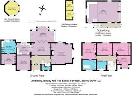 Coloured floorplan