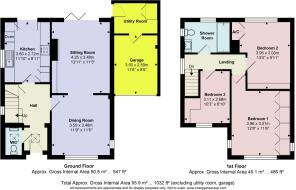 Coloured 2D Floorplan