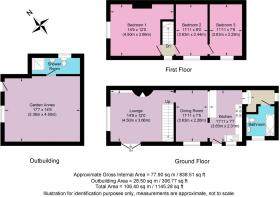 Coloured 2D floorplan