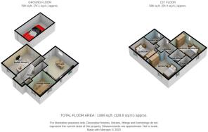 3d colour floorplans