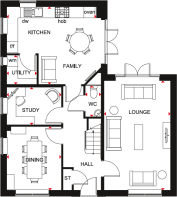 Delamare Park Alnmouth floor plan Ground floor 4 bedroom home