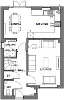 Standard Kingsley Ground Floorplan
