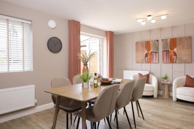 Dining area in the 4 bedroom Sudbury