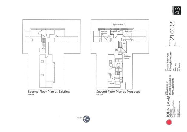 St Elmo Second floor plans