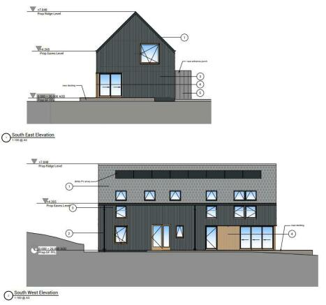 Altachorvie House SW Elevation