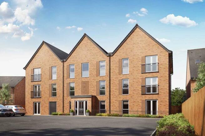Artist's impression of Pear Tree apartments