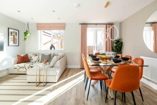 An open plan ground floor makes sociable family life easy