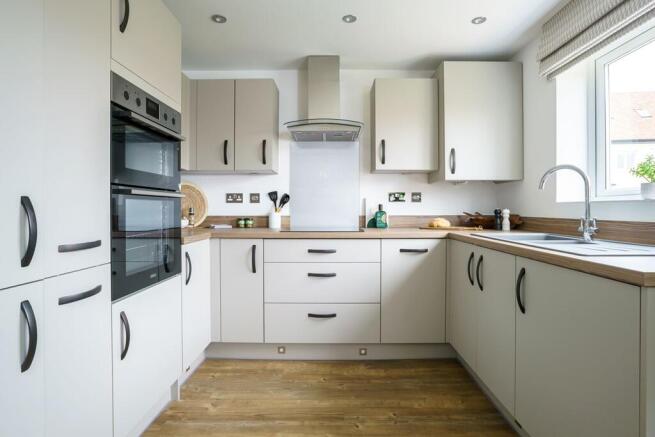 Upgraded kitchen including appliances