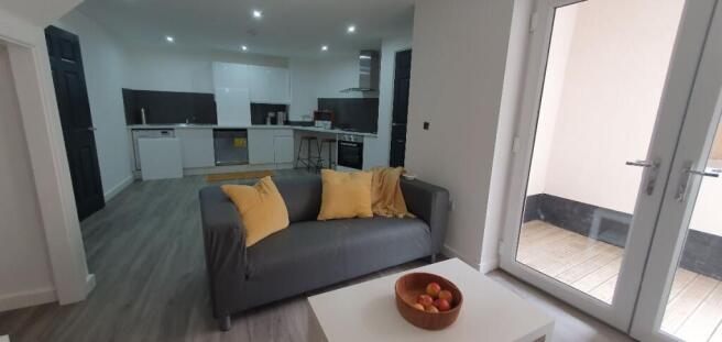 Lounge and Kitchen