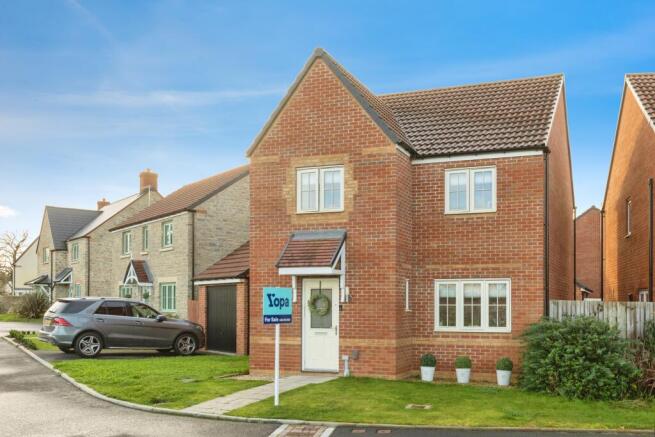 Front of House with Single Garage