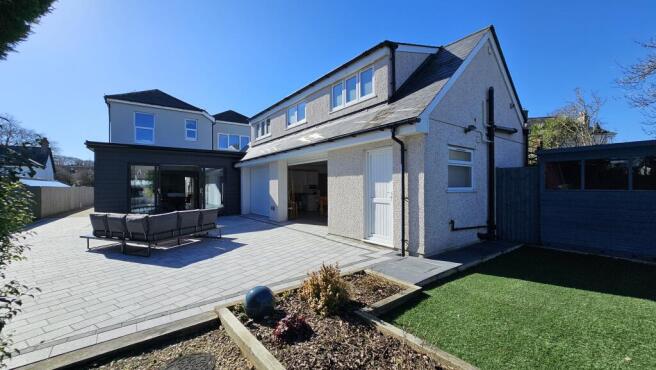 Rear of property