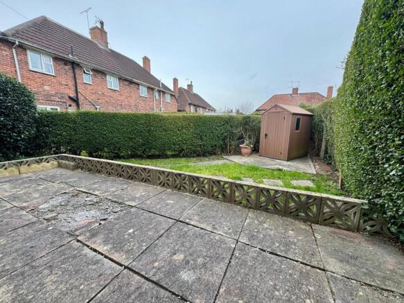 Patio in garden