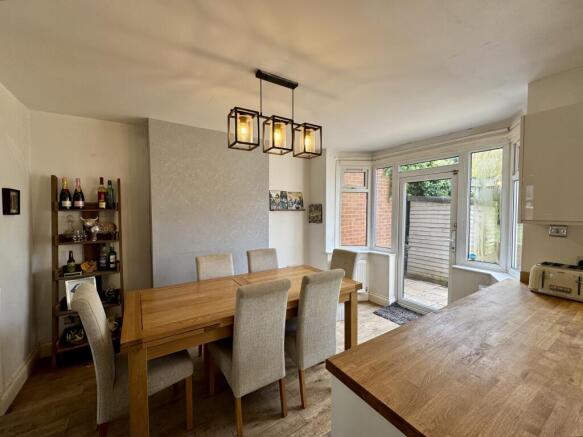 open plan kitchen breakfast dining
