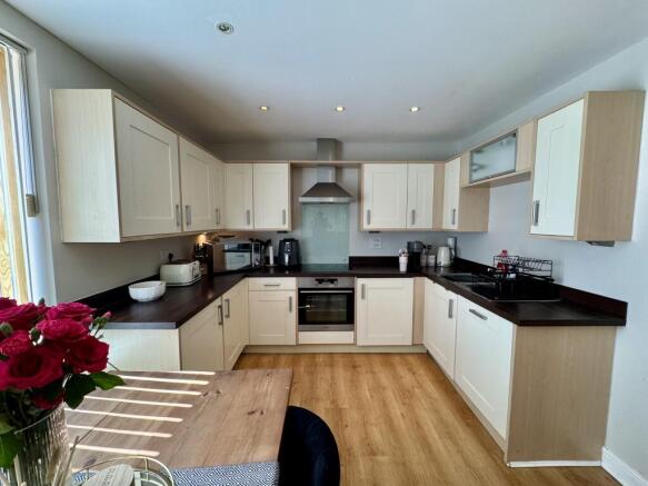 open plan kitchen
