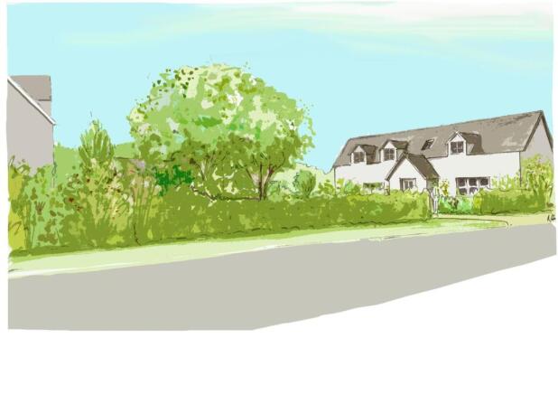 View looking south west from existing road  Filter