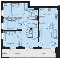 Rokeby Apartments - Plot 96 - Floorplan