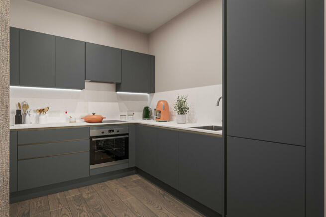 Fenton Apartments (1bed) - Kitchen