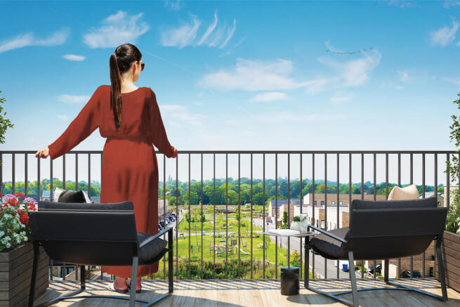 Eastman Village - Balcony CGI
