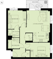 Barton Apartments - Floorplan