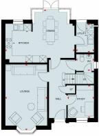 The Holden ground floor floorplan Part L DWH Clipstone Park Leighton Buzzard