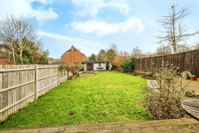 Rear garden
