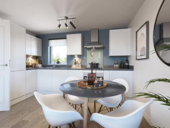 Kitchen / diner in the Alverton 2 bedroom home