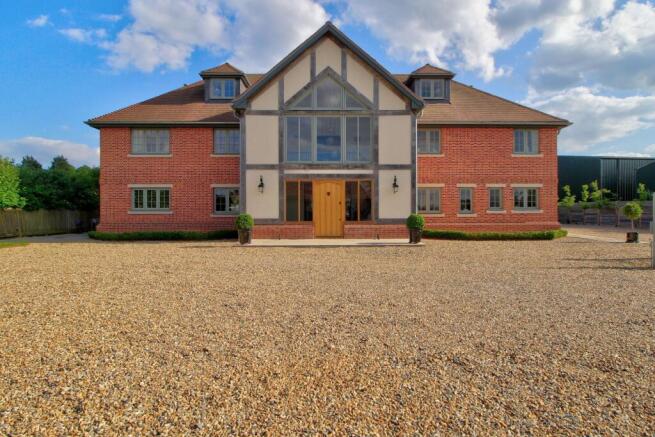 Approached via 400 ft driveway
