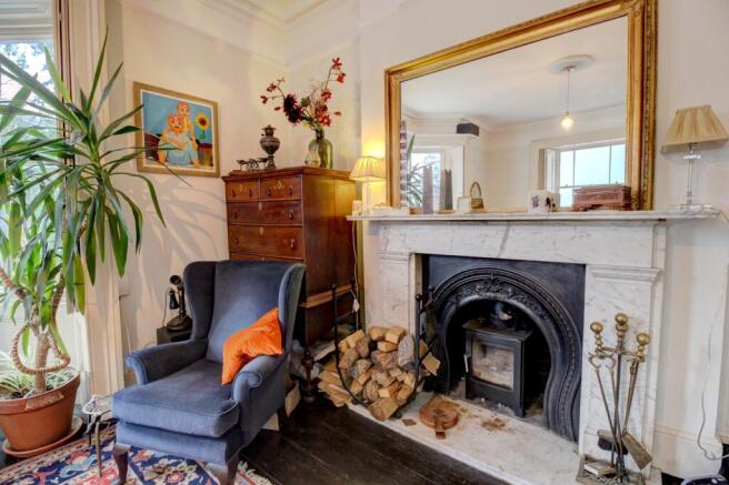 Feature fireplace