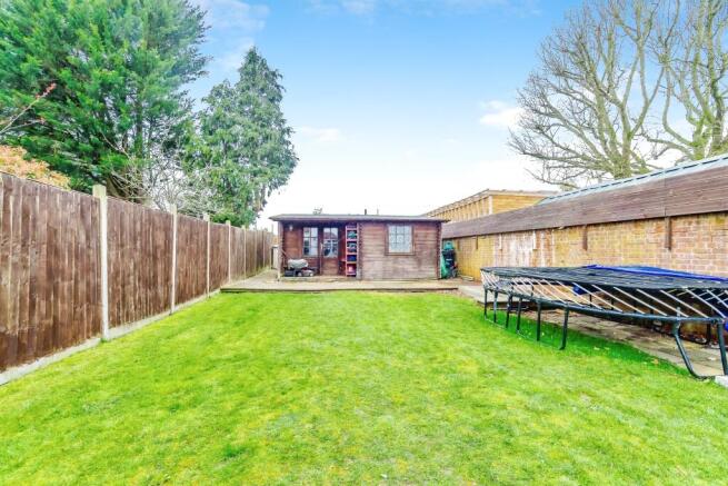 Garden with cabin
