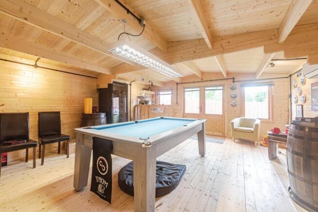 Bar and games room