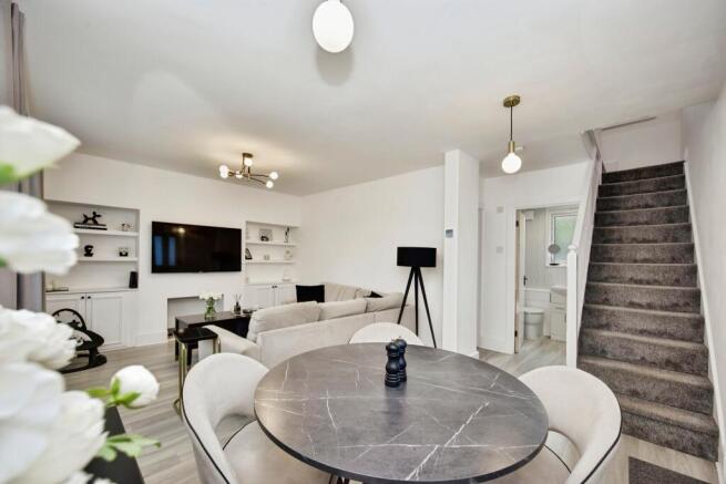 Modern Open Plan Lounge & Dining Area