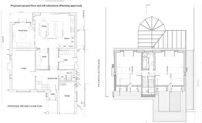 Proposed loft and kitchen extensions