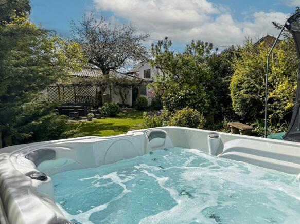 Hot tub area